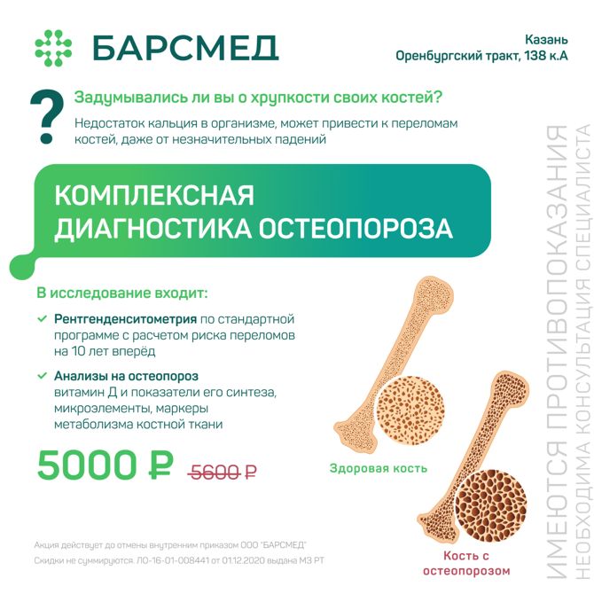Комплексная диагностика остеопороза