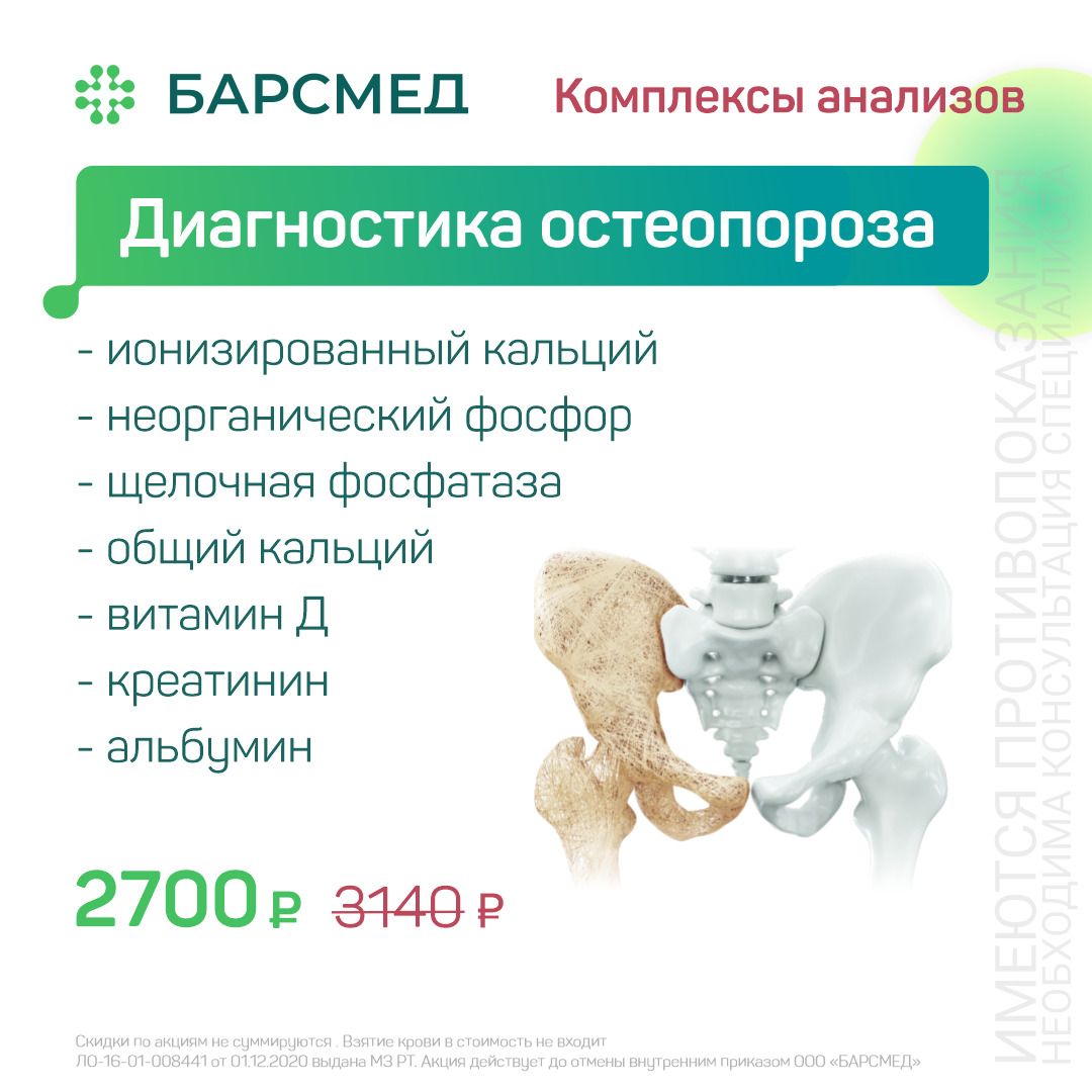 Диагностика остеопороза