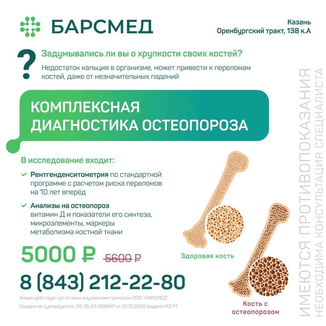 Комплексная диагностика остеопороза